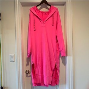 Free People Spur of the Moment Solid Hoodie, L